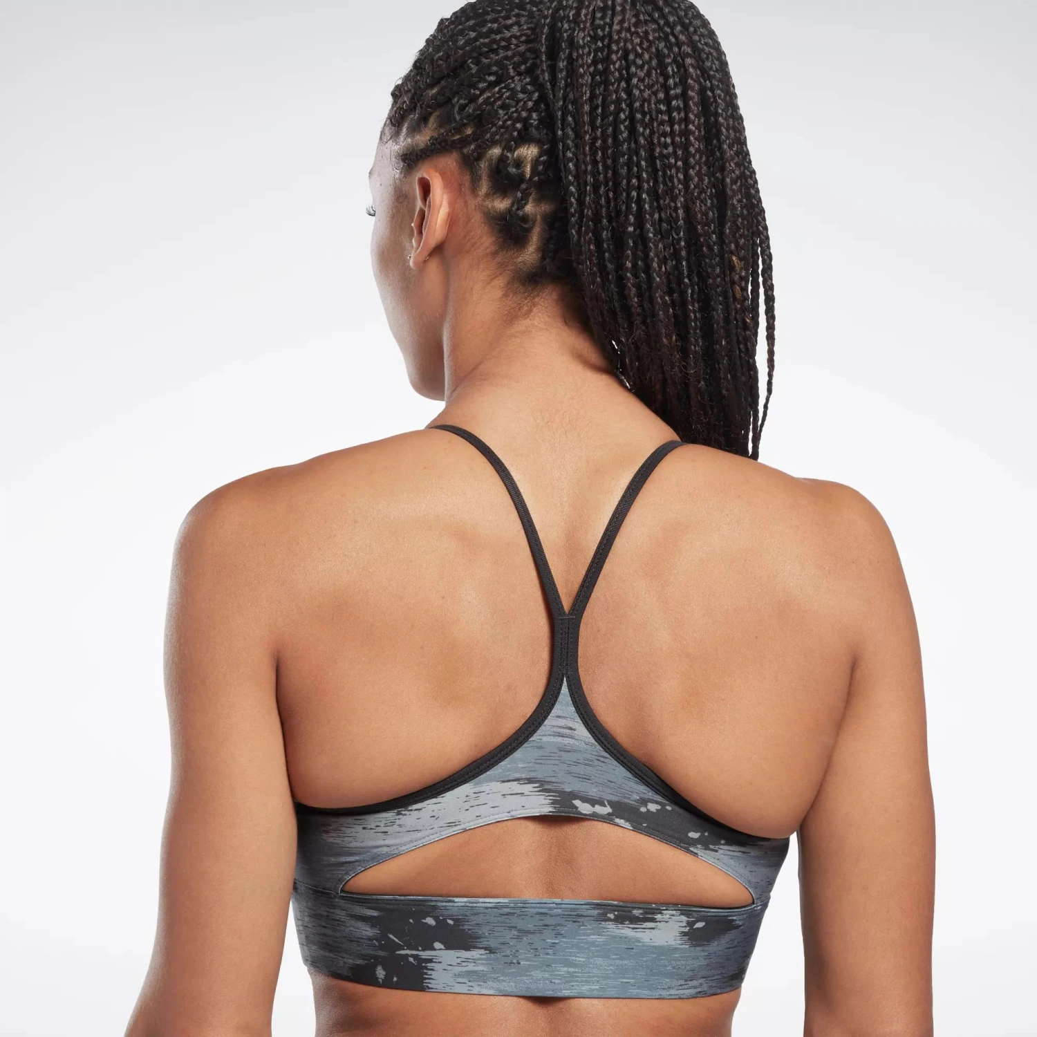 Reebok Workout Ready Camo Print Bra - Image 8