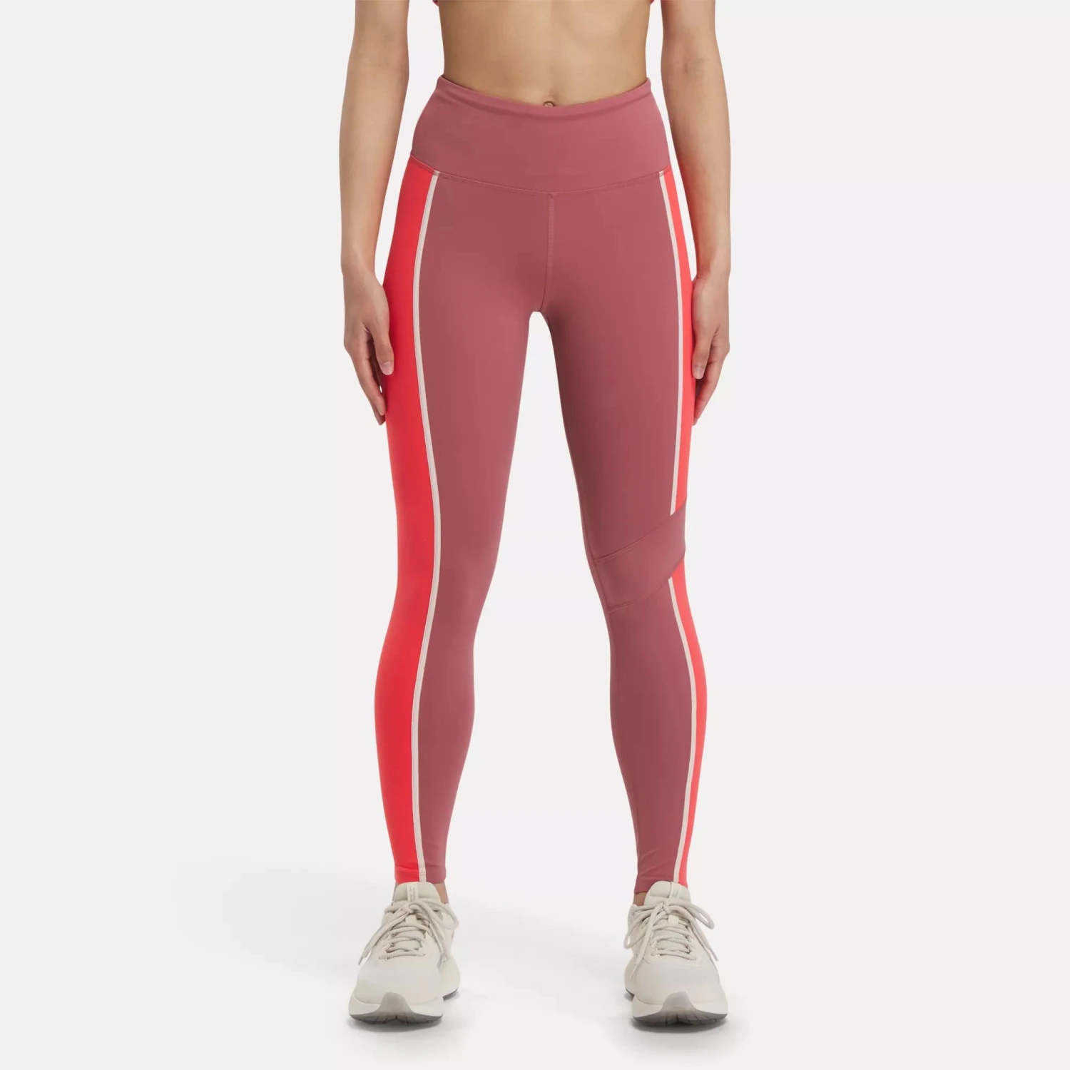 Reebok Lux High-Rise Colorblock Leggings - Image 6