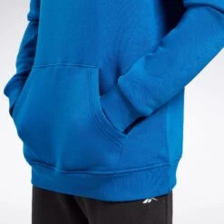 Reebok Identity Fleece Stacked Logo Pullover Hoodie