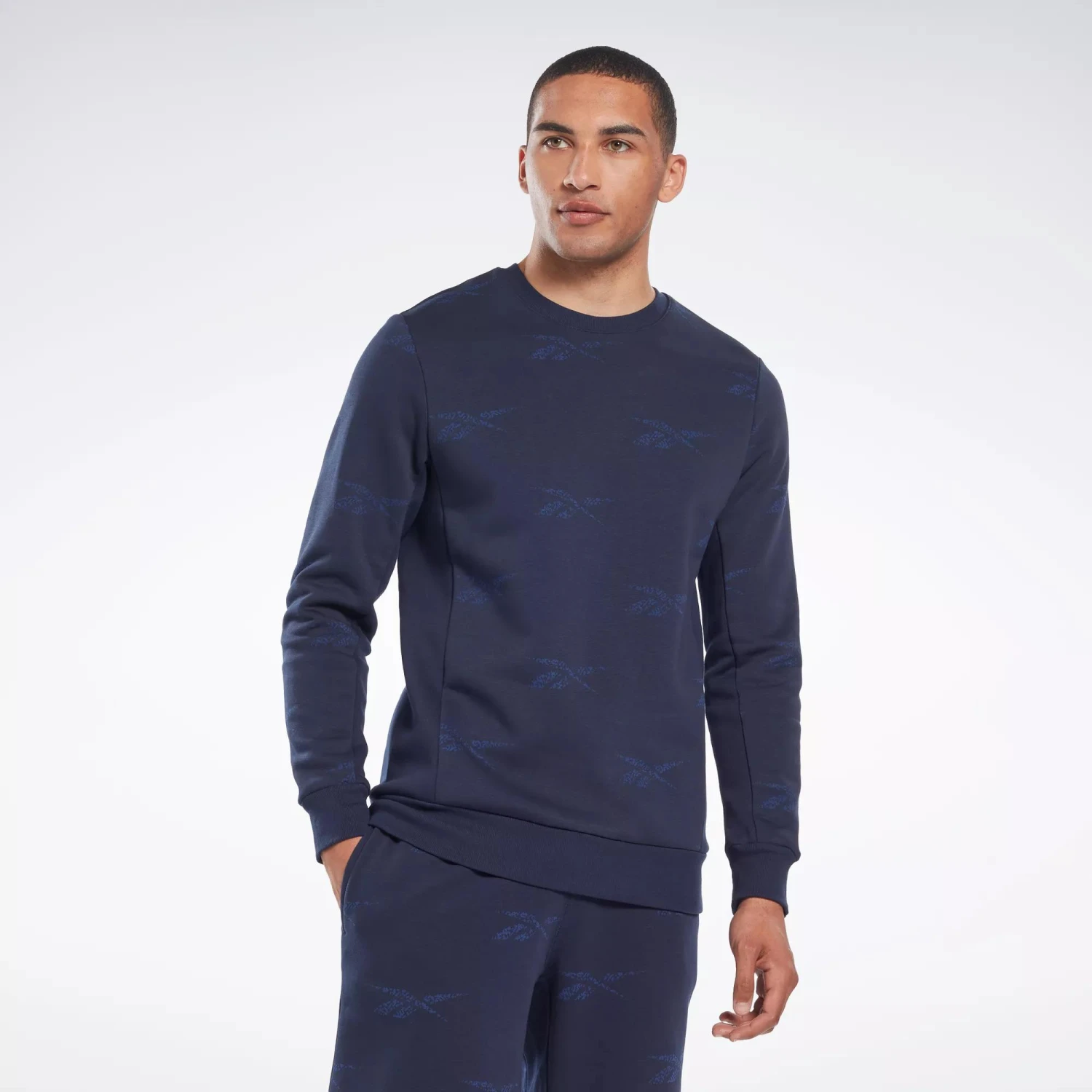 Reebok Identity Vector Fleece Crew Sweatshirt - Image 5