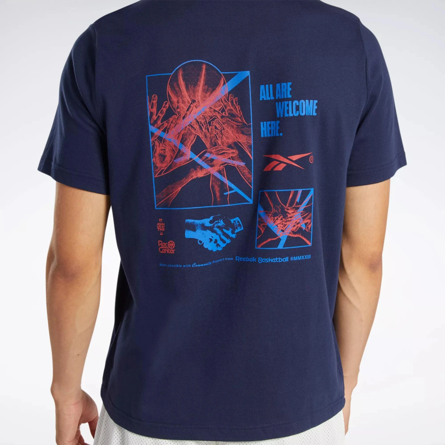 Reebok Basketball Court Top T-Shirt - Image 5