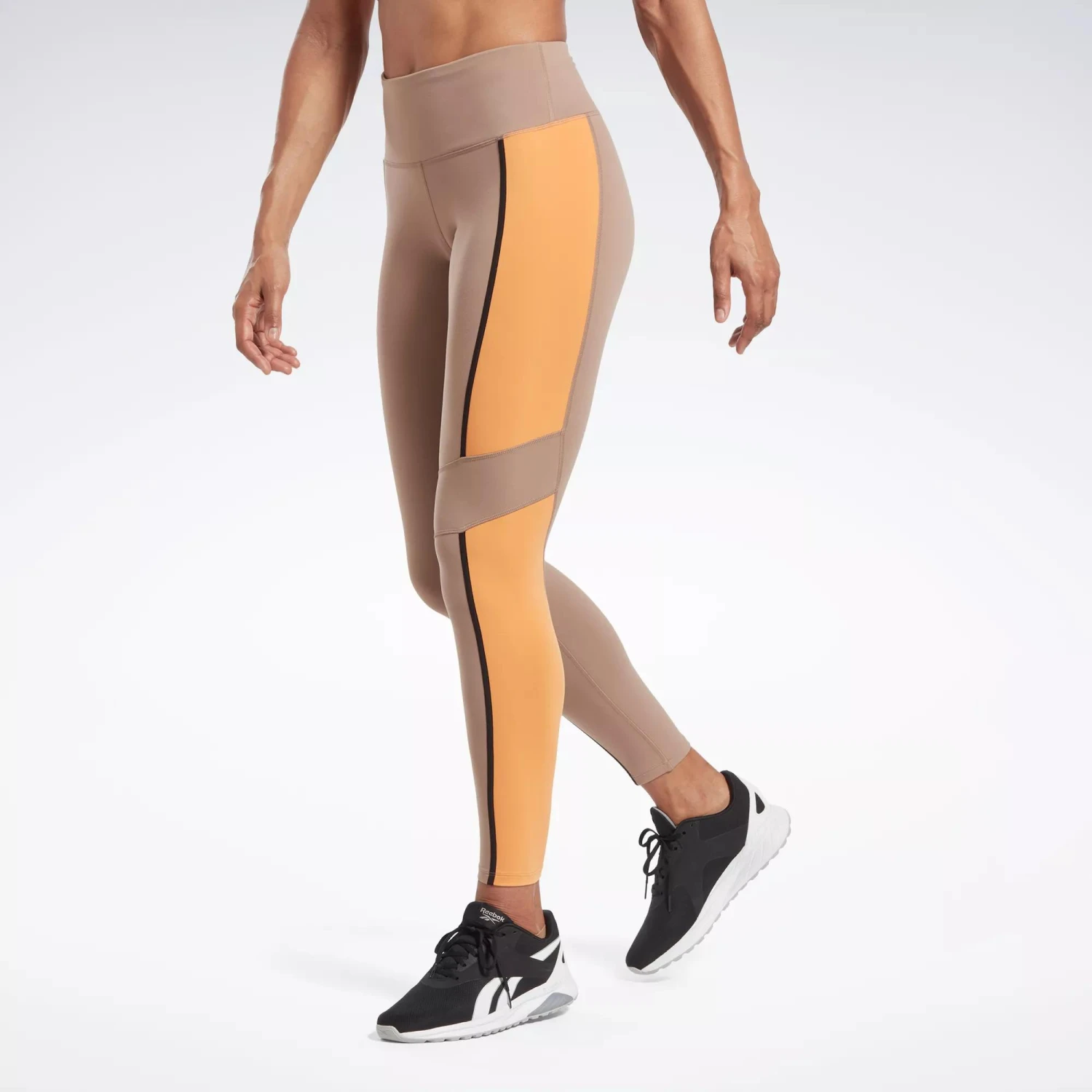 Reebok Lux High-Rise Colorblock Leggings - Image 7