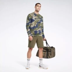 Reebok Identity Modern Camo Fleece Crew Sweatshirt