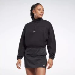 Reebok Workout Ready Knit 1/4 Zip Sweatshirt